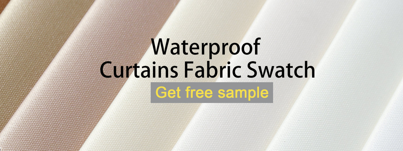 waterproof curtains fabric swatch