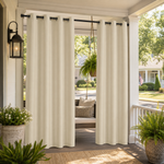 Porch Curtains With Grommets Top, Waterproof Porch Curtains, Grommets Top Porch Curtains, 1 Pcs