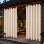 Pavilion Curtains With Grommets Top & Bottom, Waterproof Pavilion Curtains, Grommets Top & Bottom Pavilion Curtains, 1 Pcs