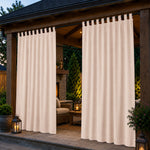 Pavilion Curtains With Tab Top, Outdoor Pavilion Curtains, Waterproof Tab Top Pavilion Curtains, 1 Pcs