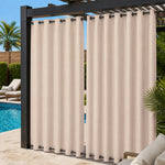 Pool Curtains With Grommets Top & Bottom, Waterproof Pool Curtains, Grommets Top & Bottom Pool Curtains, 1 Pcs