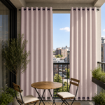 Balcony Curtains With Grommets Top & Bottom, Waterproof Balcony Curtains, Grommets Top & Bottom Balcony Curtains, 1 Pcs