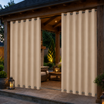 Pavilion Curtains With Grommets Top & Bottom, Waterproof Pavilion Curtains, Grommets Top & Bottom Pavilion Curtains, 1 Pcs