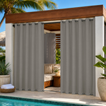 Cabana Curtains With Grommets Top & Bottom, Waterproof Cabana Curtains, Grommets Top & Bottom Cabana Curtains, 1 Pcs