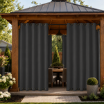 Gazebo Curtains With Grommets Top & Bottom, Waterproof Gazebo Curtains, Grommets Top & Bottom Gazebo Curtains, 1 Pcs