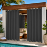 Cabana Curtains With Grommets Top & Bottom, Waterproof Cabana Curtains, Grommets Top & Bottom Cabana Curtains, 1 Pcs