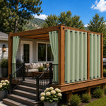 Deck Curtains With Grommets Top & Bottom, Waterproof Deck Curtains, Grommets Top & Bottom Deck Curtains, 1 Pcs