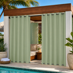 Cabana Curtains With Grommets Top & Bottom, Waterproof Cabana Curtains, Grommets Top & Bottom Cabana Curtains, 1 Pcs