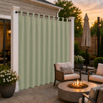 Patio Curtains With Velcro Tab Top, Outdoor Patio Curtains, Waterproof Patio Curtains, 1 Pcs
