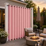 Patio Curtains With Grommets Top & Bottom, Waterproof Patio Curtains, Grommets Top & Bottom Patio Curtains, 1 Pcs