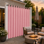 Patio Curtains With Velcro Tab Top, Outdoor Patio Curtains, Waterproof Patio Curtains, 1 Pcs
