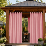 Gazebo Curtains With Velcro Tab Top, Outdoor Gazebo Curtains, Waterproof Velcro Tab Top Gazebo Curtains, 1 Pcs