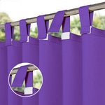 Pavilion Curtains With Velcro Tab Top, Outdoor Pavilion Curtains, Waterproof Velcro Tab Top Pavilion Curtains, 1 Pcs
