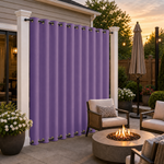 Patio Curtains With Grommets Top & Bottom, Waterproof Patio Curtains, Grommets Top & Bottom Patio Curtains, 1 Pcs