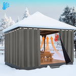Outdoor Cold Proof Curtains to Reduce Noise Insulation Blackout, Cold Proof Outdoor Curtains