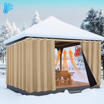 Outdoor Cold Proof Curtains to Reduce Noise Insulation Blackout, Cold Proof Outdoor Curtains