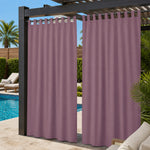 Pool Curtains With Tab Top, Outdoor Pool Curtains, Waterproof Tab Top Pool Curtains, 1 Pcs