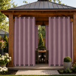 Gazebo Curtains With Grommets Top & Bottom, Waterproof Gazebo Curtains, Grommets Top & Bottom Gazebo Curtains, 1 Pcs