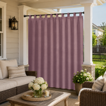 Porch Curtains With Velcro Tab Top, Outdoor Porch  Curtains, Waterproof Velcro Tab Top Porch Curtains, 1 Pcs