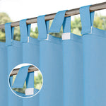 Pavilion Curtains With Velcro Tab Top, Outdoor Pavilion Curtains, Waterproof Velcro Tab Top Pavilion Curtains, 1 Pcs