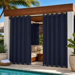 Cabana Curtains With Grommets Top & Bottom, Waterproof Cabana Curtains, Grommets Top & Bottom Cabana Curtains, 1 Pcs