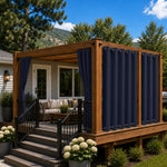 Deck Curtains With Grommets Top & Bottom, Waterproof Deck Curtains, Grommets Top & Bottom Deck Curtains, 1 Pcs