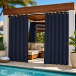 Cabana Curtains With Tab Top, Outdoor Cabana Curtains, Waterproof Tab Top Cabana Curtains, 1 Pcs