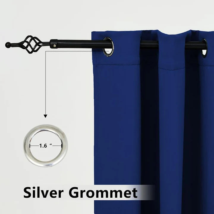Deck Curtains With Grommets Top, Waterproof Deck Curtains, Grommets Top Deck Curtains, 1 Pcs