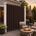 Patio Curtains With Grommets Top & Bottom, Waterproof Patio Curtains, Grommets Top & Bottom Patio Curtains, 1 Pcs