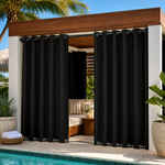 Cabana Curtains With Grommets Top & Bottom, Waterproof Cabana Curtains, Grommets Top & Bottom Cabana Curtains, 1 Pcs