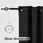 Patio Curtains With Grommets Top & Bottom, Waterproof Patio Curtains, Grommets Top & Bottom Patio Curtains, 1 Pcs