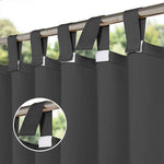 Pavilion Curtains With Velcro Tab Top, Outdoor Pavilion Curtains, Waterproof Velcro Tab Top Pavilion Curtains, 1 Pcs