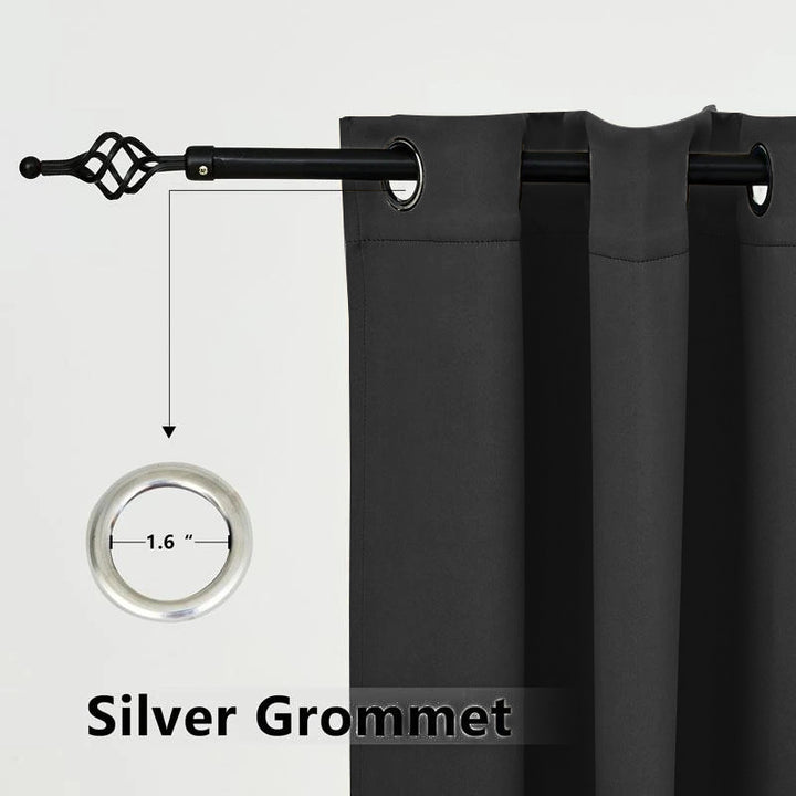 Deck Curtains With Grommets Top, Waterproof Deck Curtains, Grommets Top Deck Curtains, 1 Pcs