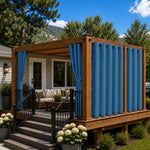 Deck Curtains With Grommets Top & Bottom, Waterproof Deck Curtains, Grommets Top & Bottom Deck Curtains, 1 Pcs
