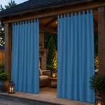 Pavilion Curtains With Velcro Tab Top, Outdoor Pavilion Curtains, Waterproof Velcro Tab Top Pavilion Curtains, 1 Pcs
