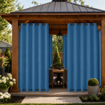 Gazebo Curtains With Grommets Top & Bottom, Waterproof Gazebo Curtains, Grommets Top & Bottom Gazebo Curtains, 1 Pcs