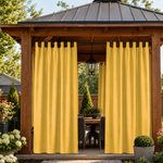 Gazebo Curtains With Velcro Tab Top, Outdoor Gazebo Curtains, Waterproof Velcro Tab Top Gazebo Curtains, 1 Pcs