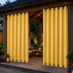 Pavilion Curtains With Grommets Top & Bottom, Waterproof Pavilion Curtains, Grommets Top & Bottom Pavilion Curtains, 1 Pcs