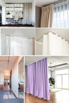 Upgraded White Aluminum Curtain Track, with Curved track, Can be Used as an Extension Track Rod, Ceiling or Wall mount, Indoor or Outdoor