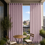Balcony Curtains With Grommets Top & Bottom, Waterproof Balcony Curtains, Grommets Top & Bottom Balcony Curtains, 1 Pcs