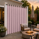 Patio Curtains With Velcro Tab Top, Outdoor Patio Curtains, Waterproof Patio Curtains, 1 Pcs