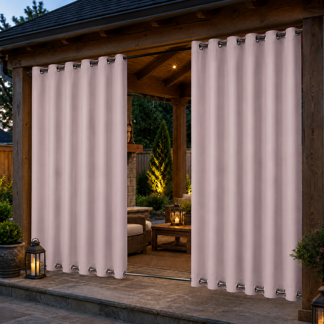 Pavilion Curtains With Grommets Top &amp; Bottom, Waterproof Pavilion Curtains, Grommets Top &amp; Bottom Pavilion Curtains, 1 Pcs