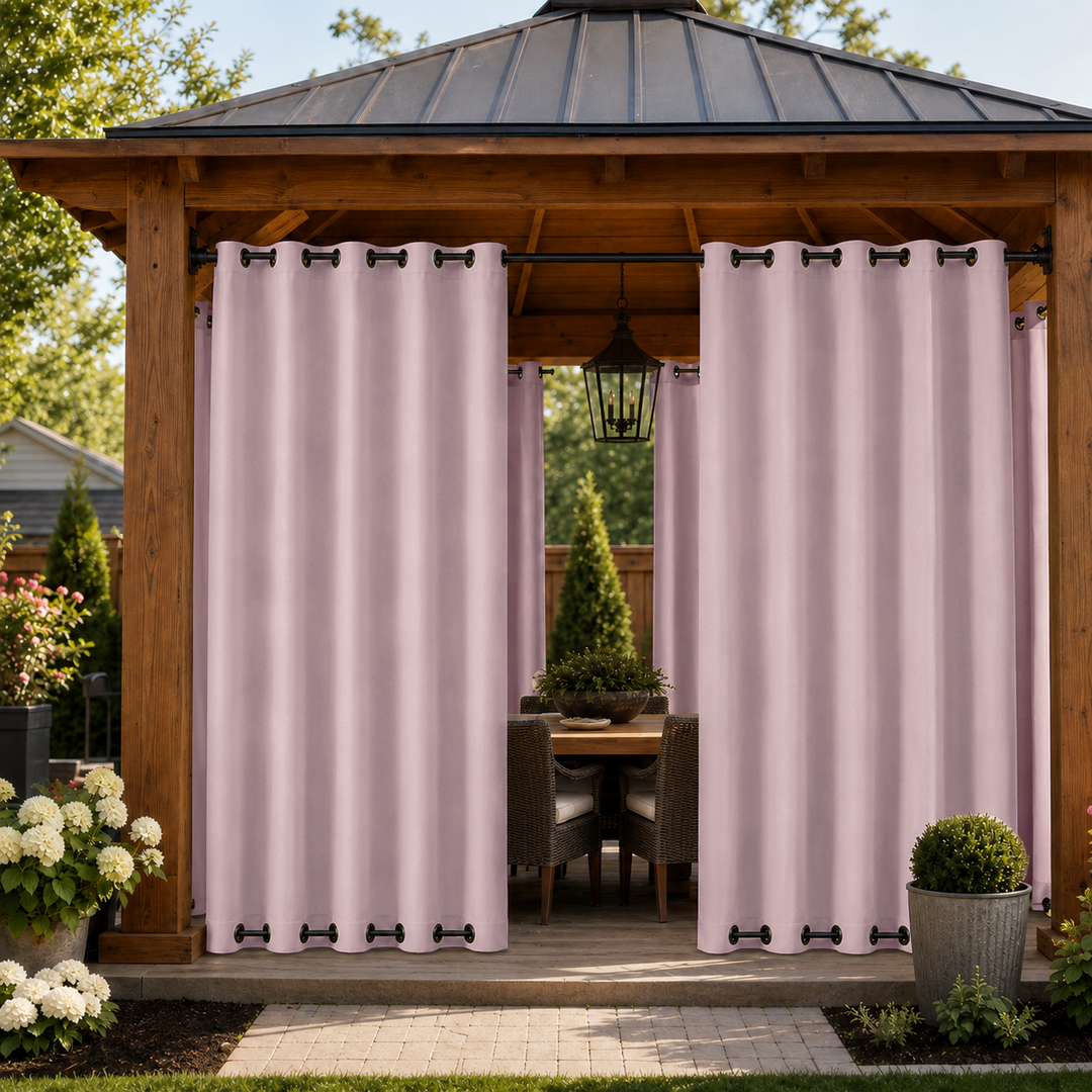Gazebo Curtains With Grommets Top &amp; Bottom, Waterproof Gazebo Curtains, Grommets Top &amp; Bottom Gazebo Curtains, 1 Pcs