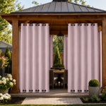 Gazebo Curtains With Grommets Top & Bottom, Waterproof Gazebo Curtains, Grommets Top & Bottom Gazebo Curtains, 1 Pcs