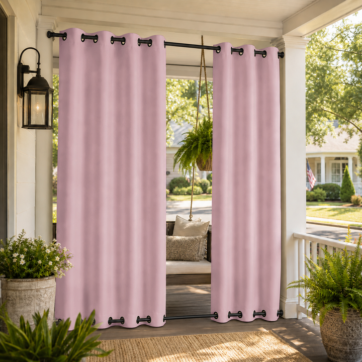 Porch Curtains With Grommets Top &amp; Bottom, Waterproof Porch Curtains, Grommets Top &amp; Bottom Porch Curtains, 1 Pcs