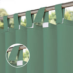 Pavilion Curtains With Velcro Tab Top, Outdoor Pavilion Curtains, Waterproof Velcro Tab Top Pavilion Curtains, 1 Pcs