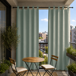 Balcony Curtains With Tab Top, Outdoor Balcony Curtains, Waterproof Tab Top Balcony Curtains, 1 Pcs (Copy)