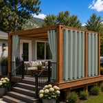Deck Curtains With Grommets Top & Bottom, Waterproof Deck Curtains, Grommets Top & Bottom Deck Curtains, 1 Pcs