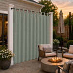 Patio Curtains With Velcro Tab Top, Outdoor Patio Curtains, Waterproof Patio Curtains, 1 Pcs