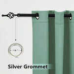 Patio Curtains With Grommets Top & Bottom, Waterproof Patio Curtains, Grommets Top & Bottom Patio Curtains, 1 Pcs
